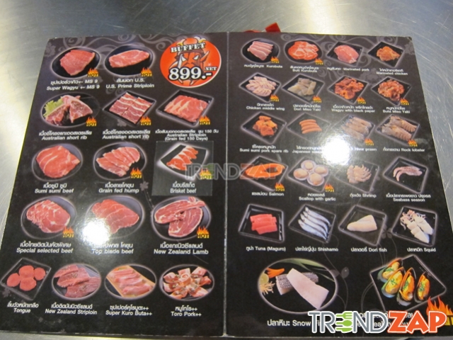 ร้านอาหารญี่ปุ่น Sumi Sumi บุฟเฟต์เนื้อย่าง & ซีฟู้ด